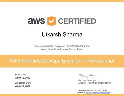 how to verify aws certification.